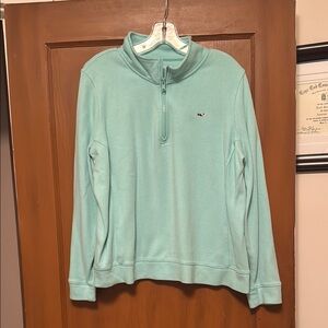 Vineyard Vines Light Blue Quarter-Zip Pullover